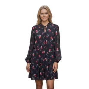 a new day Black Floral Long Sleeve Dress